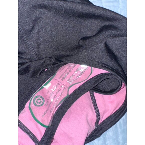 TYR Girls Solid Maxfit Swimsuit Size L (10/12) Black/Pink - Picture 4 of 5